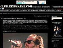 Tablet Screenshot of club.kingsnake.com
